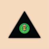8-Inch Black Triangle Canvas Board